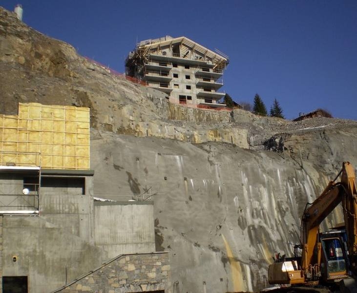 terrassement pour construction résidence hôtelière Savoie