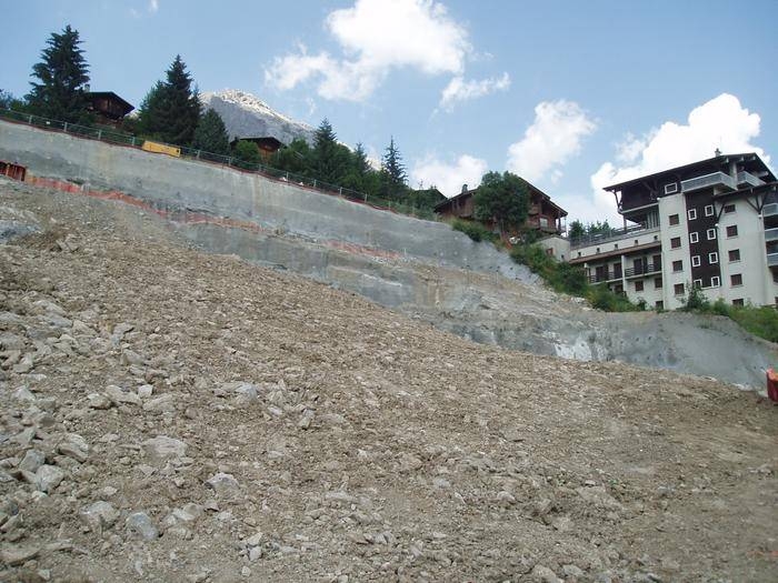 terrassement avant construction résidence montagne CRIS BTP
