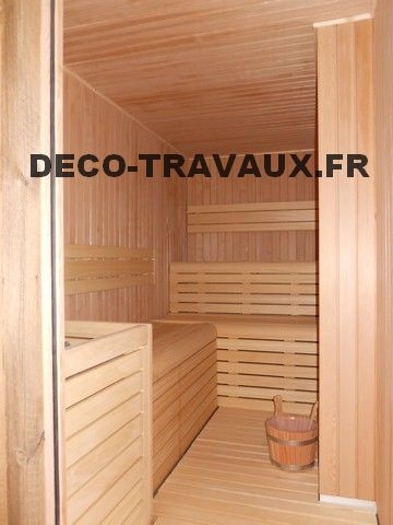 création salle de bains sauna savoie et déco CRIS BTP