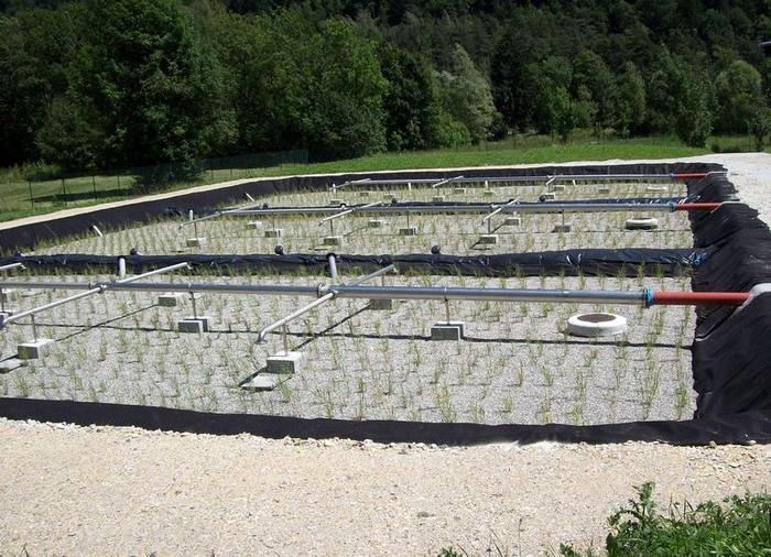 travaux STEP et piscine bio à roseaux Savoie CRIS BTP