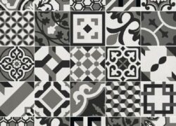 magasin carrelage Albertville Moutiers mosaïque noir et blanc grès cérame pour sol et mur
