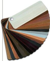 nuancier effet bois chêne clair pour fenêtre et porte en aluminium magasin menuiserie Christelle